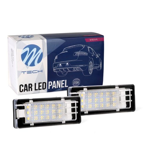 LED rendszámtábla világítás RENAULT Clio 18SMD - CLP124
