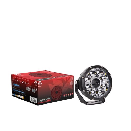 M-TECH WORK LASER LONG DISTANCE LAMP WLLDL105, 8xHP LED + 1x15W White Laser LED, 12-24V