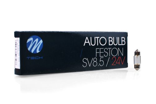 M-TECH izzó C5W T11x31 SV8.5 24V/5W CLEAR - Z932 - 10 db